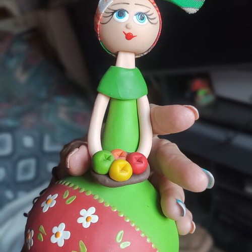 Handmade doll made from pumpkin new