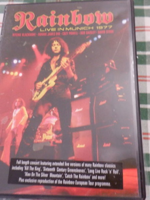 Rainbow Live In Munich 1977 DVD σαν καινούργιο, σπάνιο