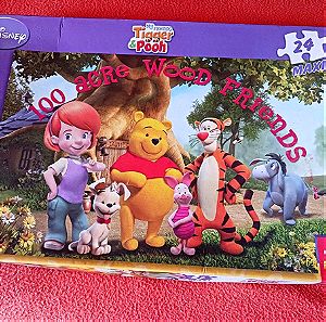 Winnie the Poo puzzle με μεγάλα κομμάτια