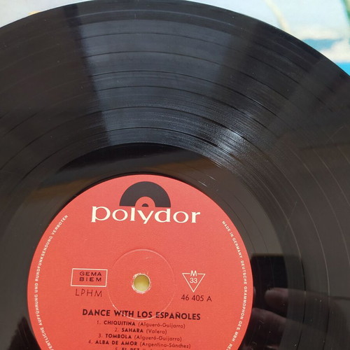 Dance with Los Españoles vinyl record used, Latin