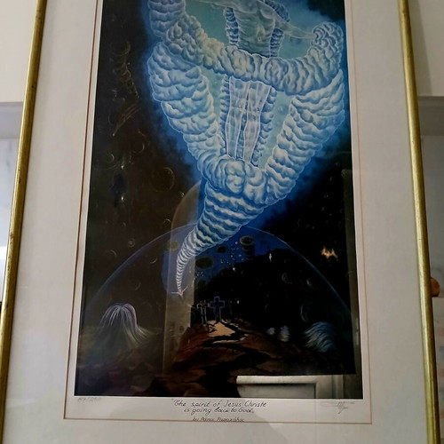 Silk Screen Print by Panos Papazachos, like new, numbered 89/250