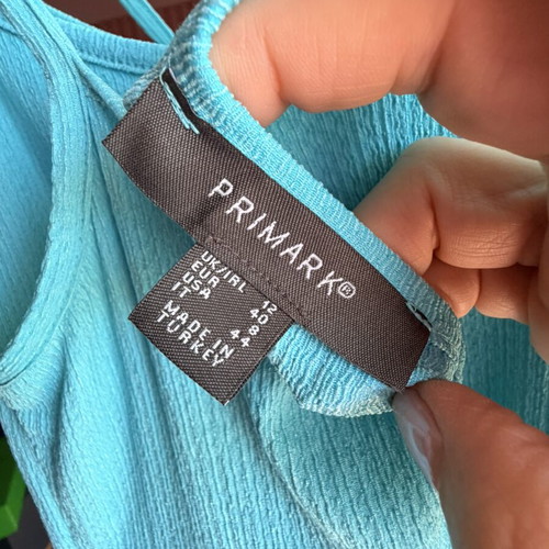 Maxi turquoise dress Primark like new, size 40/42