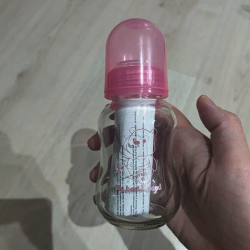 Lorelli Glass Baby Bottle Anti-Colic with Silicone Nipple 125ml new