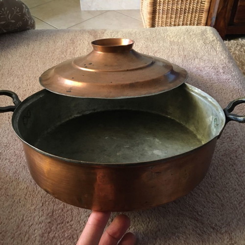 Copper pot vintage 1960 used