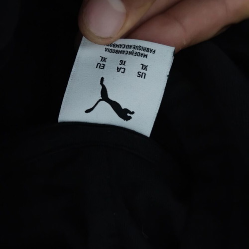 Puma hoodie like new, black, size L
