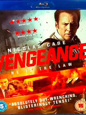Vengeance Blu-ray ταινία δράσης με πρωταγωνιστή τον Nicolas Cage