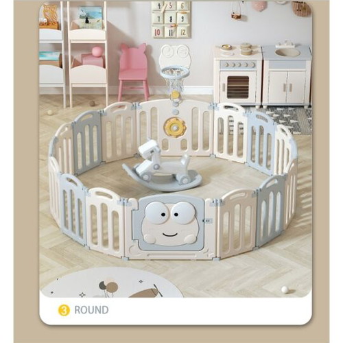 Playpen used, plastic safety enclosure