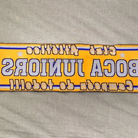 Boca Juniors collectible scarf like new, authentic