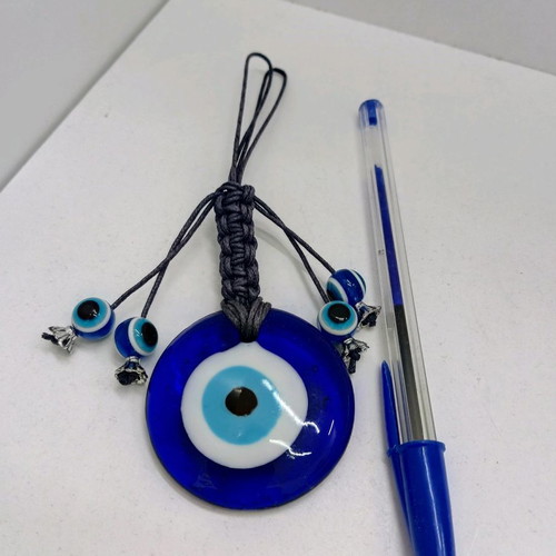 Glass evil eye charm new