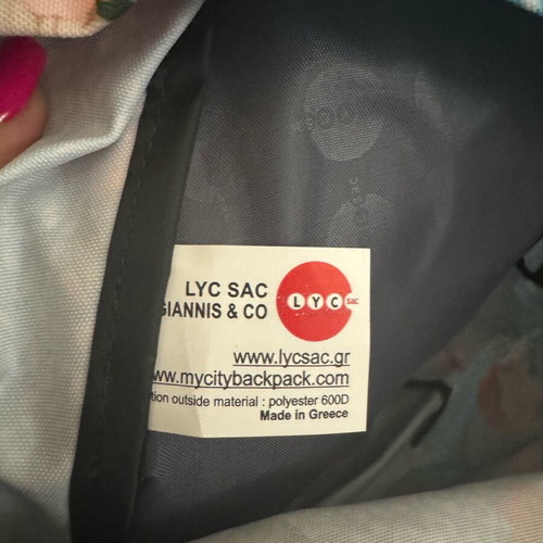 Lyc Sac backpack new with two compartments and large capacity