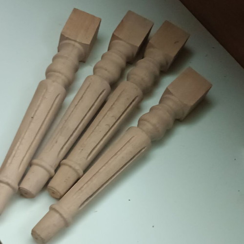 Wooden legs pack of 4 for various constructions, new