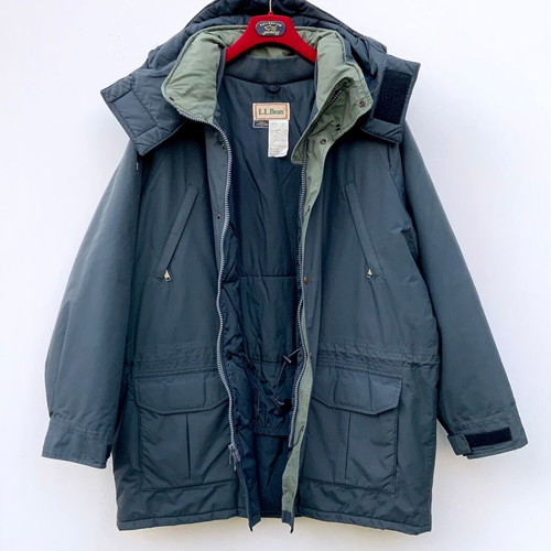 L.L.Bean Gore-Tex & Thinsulate Men's Parka Coat used, XL, gray green