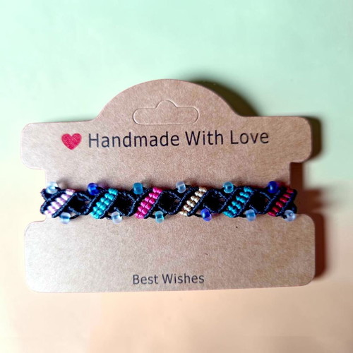 Handmade Macrame Bracelet with Beads new