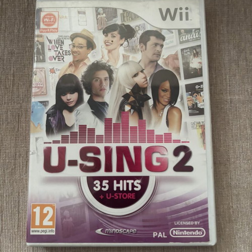 U-Sing 2 Nintendo Wii game used, complete