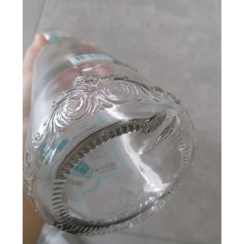 Glass collectible bottles like new, set of 3, 750ml and smaller