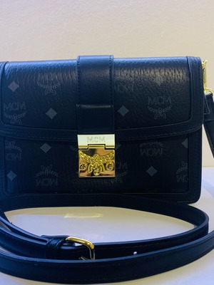 MCM women's shoulder bag black like new