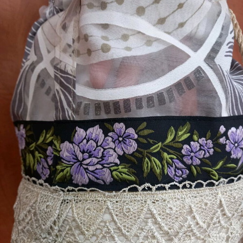 Handmade boho style handbag multicolored new