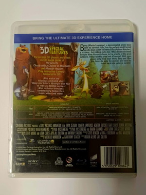 Open Season 3D Blu-Ray used, dubbed in Greek