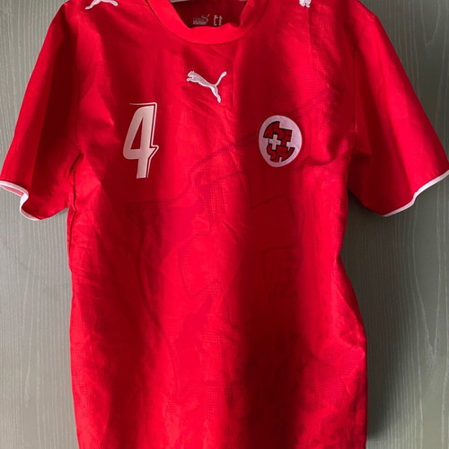 Switzerland National Team Jersey Senderos medium size like new