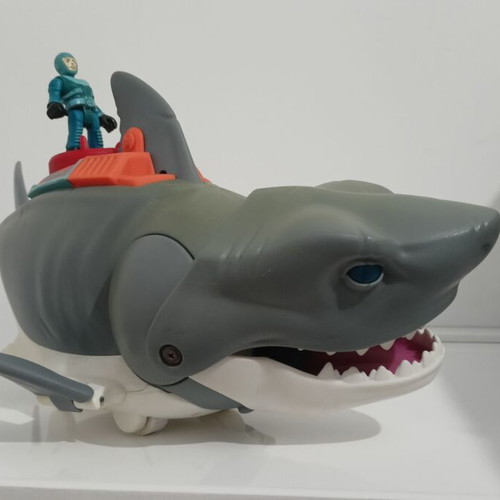 Fisher Price shark with diver used