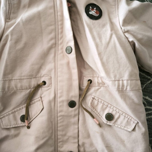 Zara double jacket for girls 2-3 years like new, pink multicolor