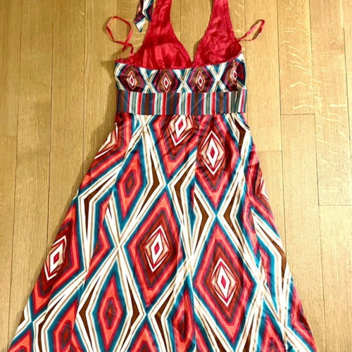 Monsoon silk dress 60s style Small like new