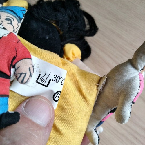 Snow White double-sided fabric doll like new, collectible