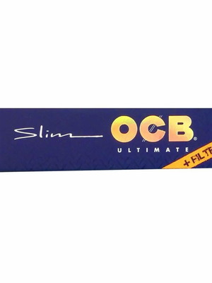 OCB Ultimate King Size Slim cigarette paper with filters new