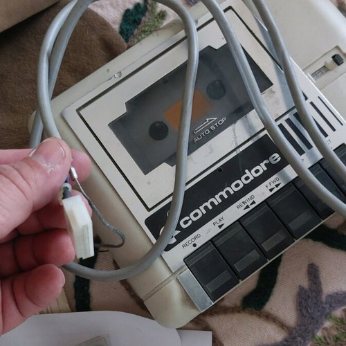 Commodore 64 cassette player used