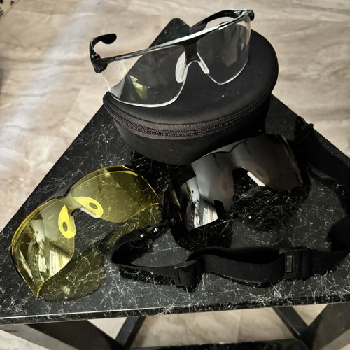 3M Maxim Ballistic protective glasses set with 3 lenses