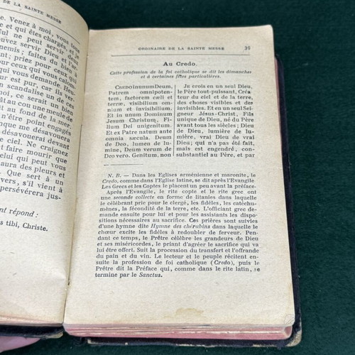 French religious book used, Alexandria 1932, pocket size