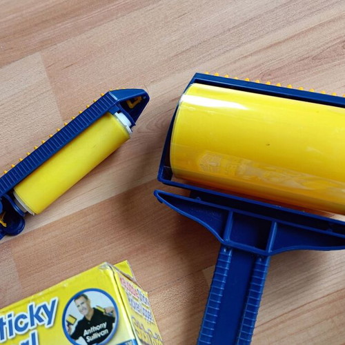 Hair removal and cleaning device used