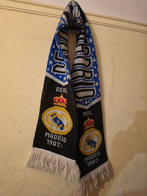 Real Madrid vintage 80s scarf