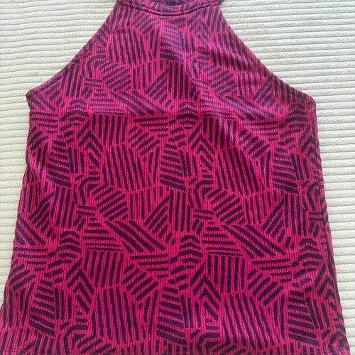 Zara Trafaluc top like new, pink pattern, size L