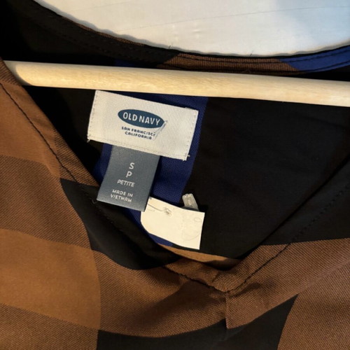 Old Navy tunic style dress new, blue and brown