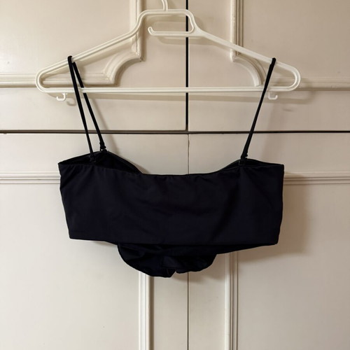 Zara black bikini top like new, size Medium