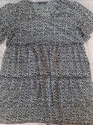 LCW Casual dress XXL used, black and white