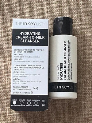 The INKEY List Hydrating Milk Cleanser 50ml new