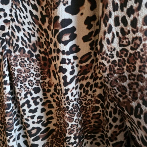 Women's leopard blouse like new, multicolor