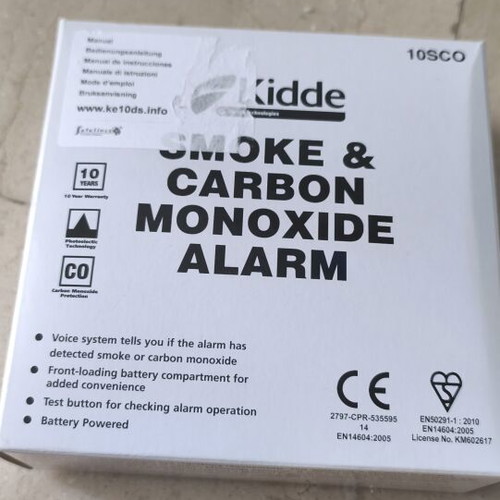 Kidde 10SCO Smoke & Carbon Monoxide Alarm