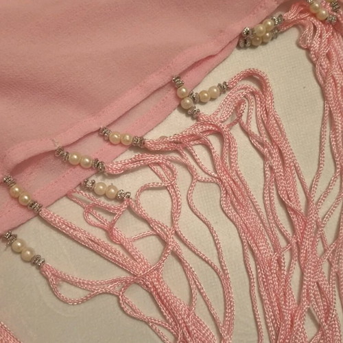 Women’s blouse-scarf new with fringes