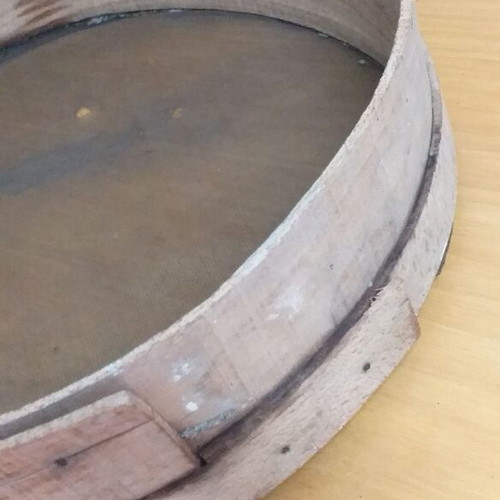 Παλιό κόσκινο μεταχειρισμένο για διακόσμηση, διάμετρος 36 εκ.