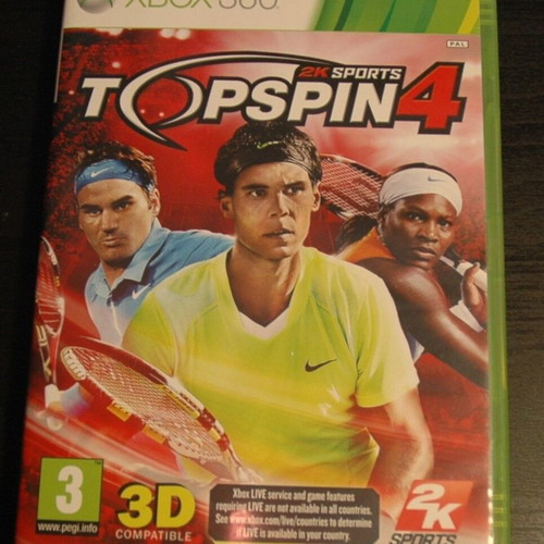 Top Spin 4 Xbox 360 new, tennis sports game