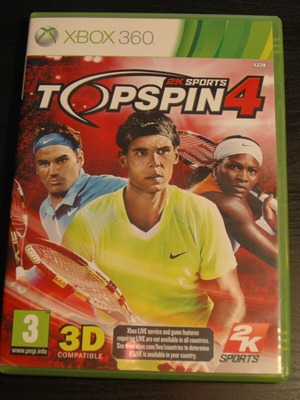 Top Spin 4 Xbox 360 new, tennis sports game