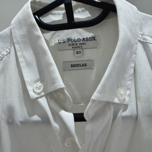 U.S. Polo Assn. men's shirt XS white like new
