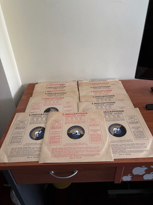 Linguaphone vintage French lessons used