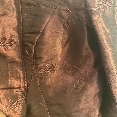 Women's vintage jacket like new, dark burgundy-brown, size XL