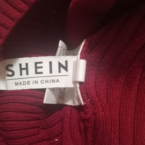 Turtleneck sweater burgundy like new, cotton, size L