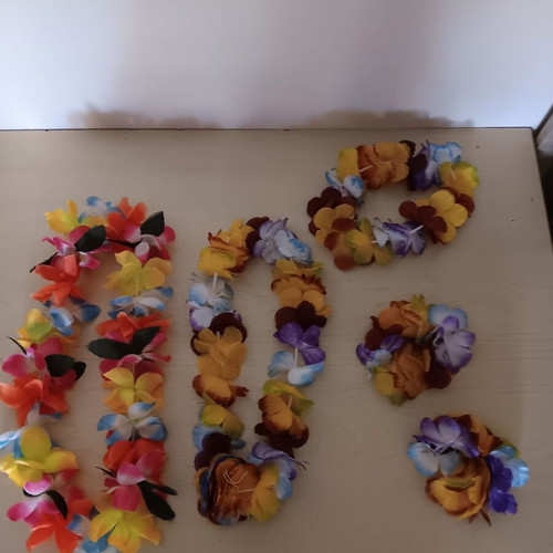 Hawaiian accessories for carnival like new