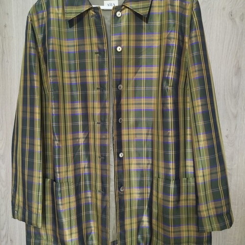 Ara checked jacket like new, vintage style, green tones